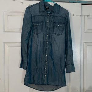 Buffalo David Bitton | Dresses | Bnwt Demin Button Down Dress | Poshmark